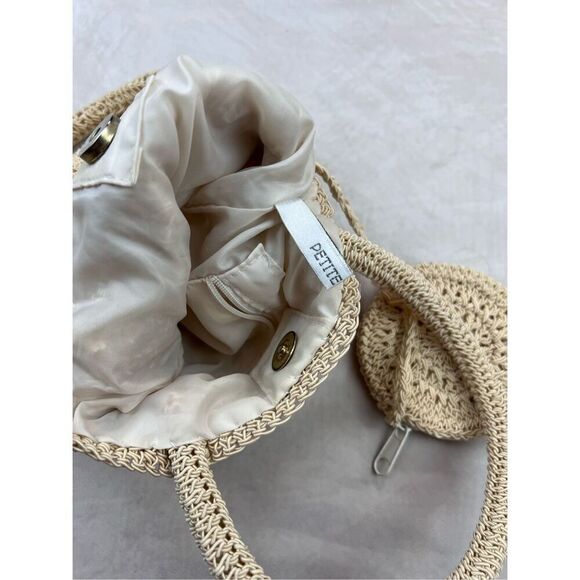 Vintage Y2K 90s Faux Straw Woven Bag - Picture 8 of 9